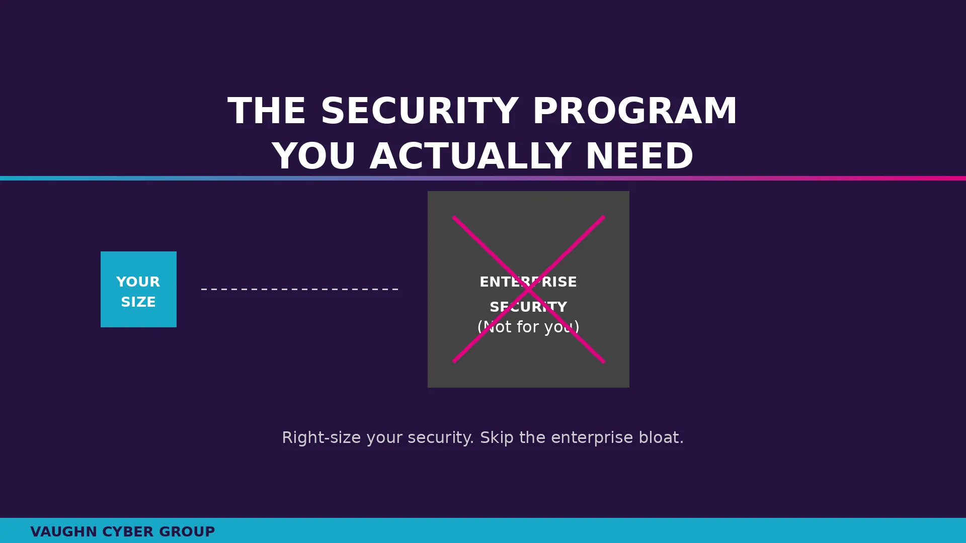 Featured image for The Security Program You Actually Need (Not the One Vendors Are Selling You)